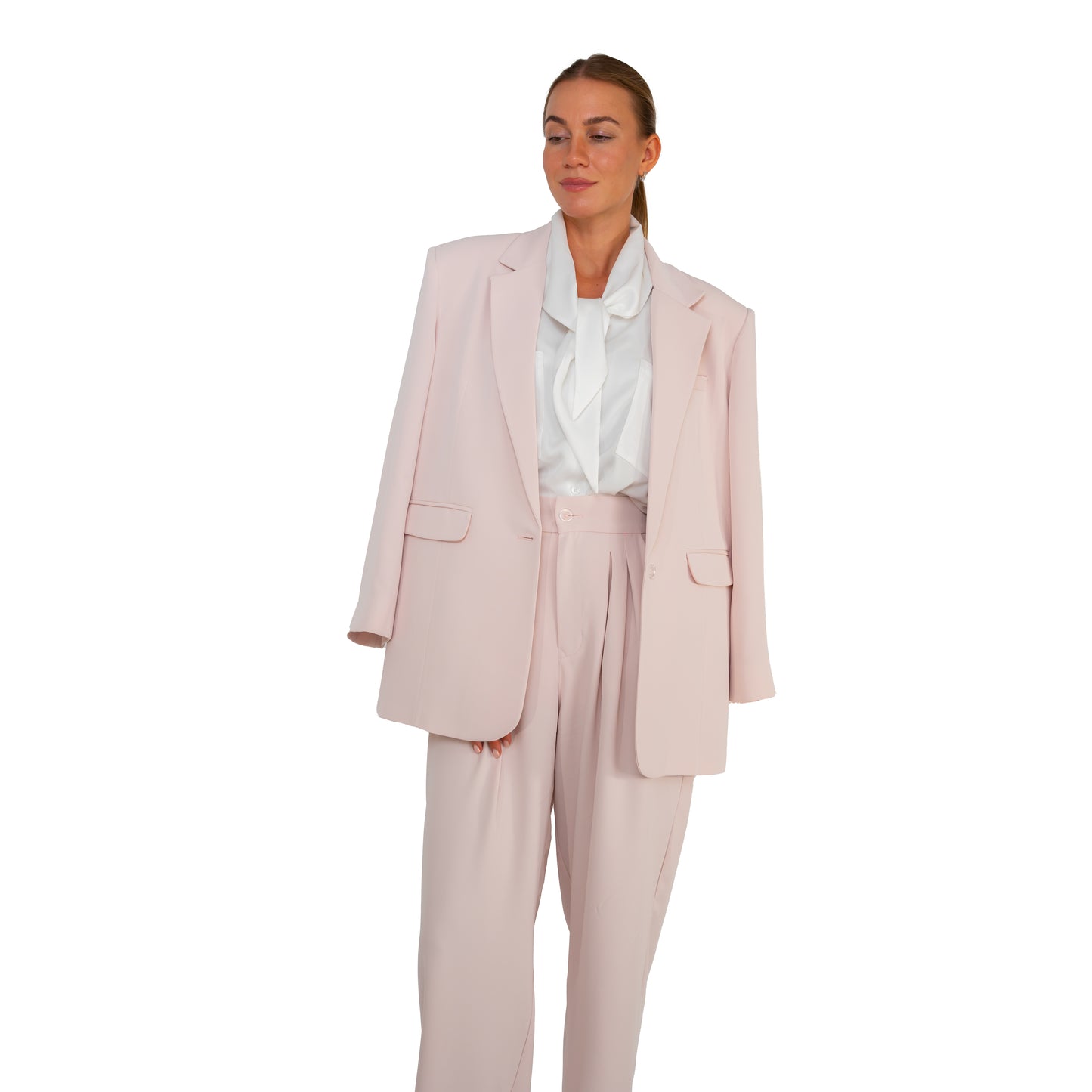Ëdit Blazer – Powder Blush