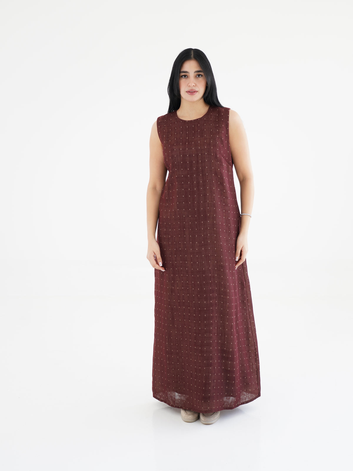 Noqta Abaya - Maroon