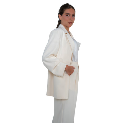 Ëdit Blazer - Ivory Cloud