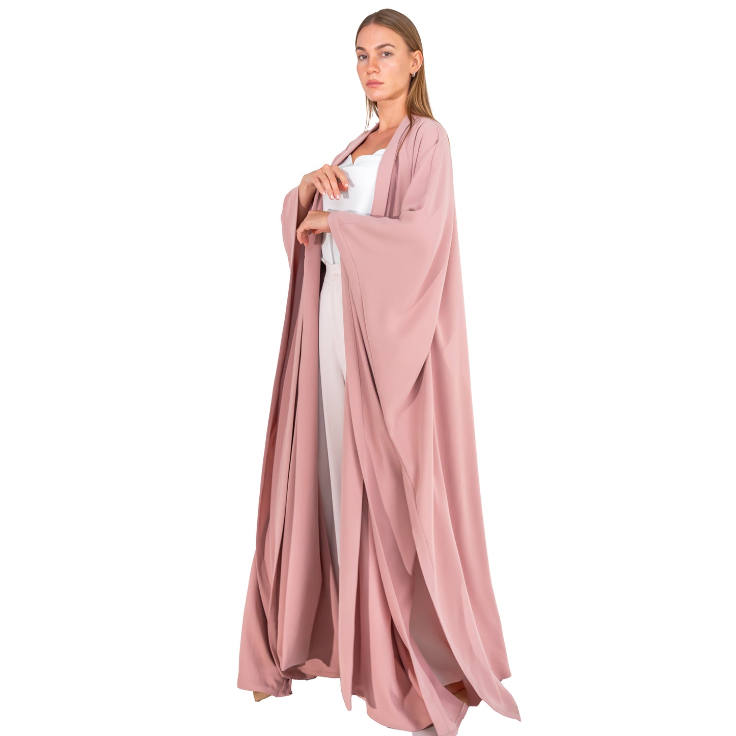 Flō Abaya – Dusty Rosewood