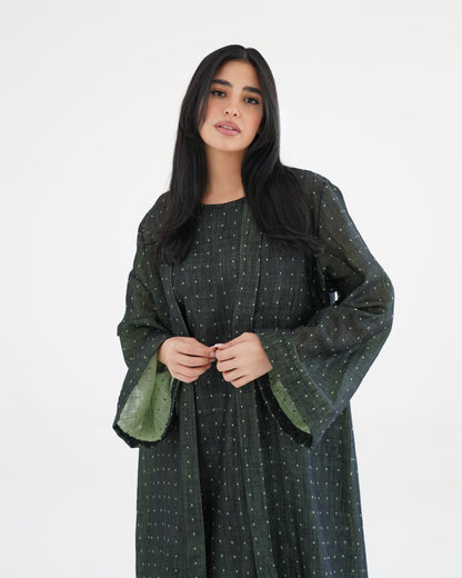 Noqta Abaya - Deep Olive