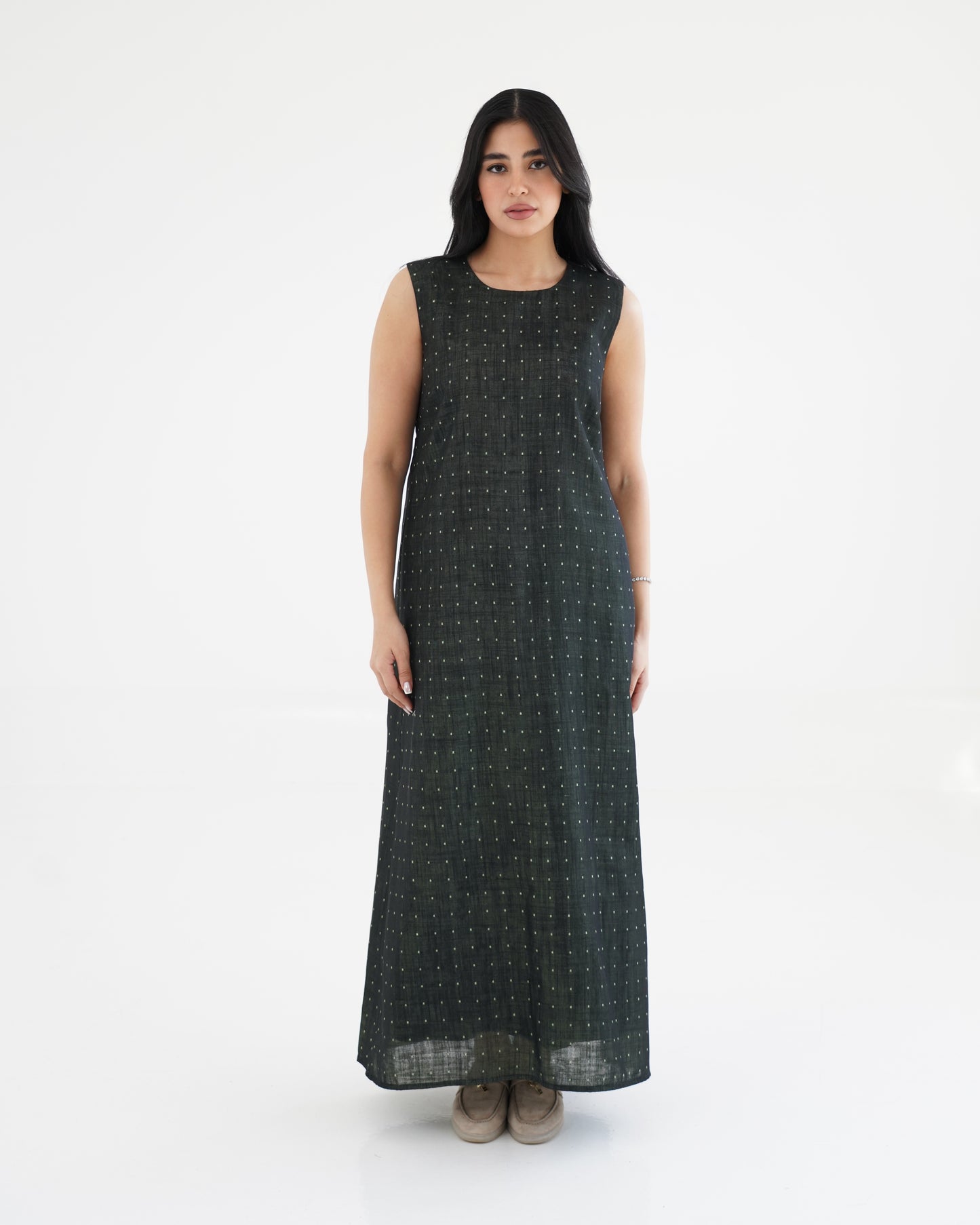 Noqta Abaya - Deep Olive