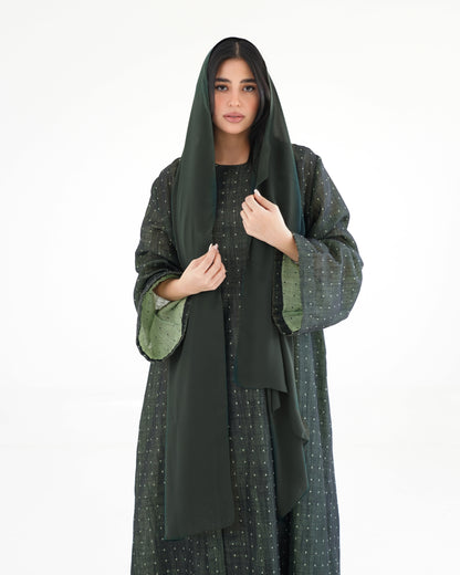 Noqta Abaya - Deep Olive