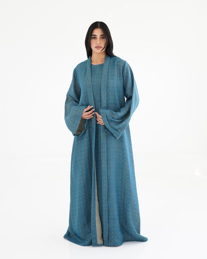Noqta Abaya - Sky teal