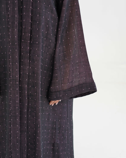 Noqta Abaya - Plum
